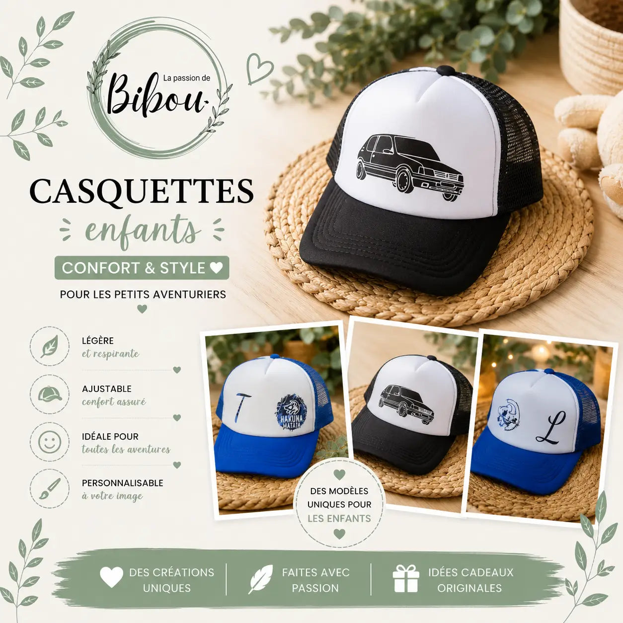 🧢 Casquette enfant