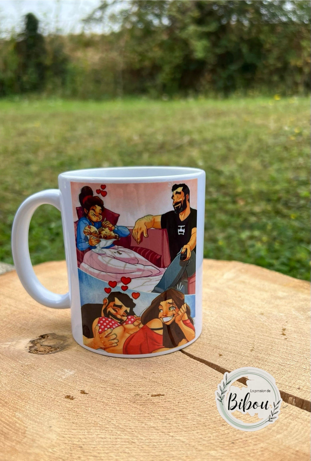 ☕ Mug personnalisable la passion de bibou